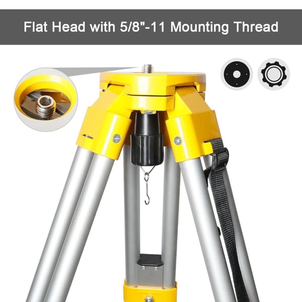 Tripod, Aluminiumkonstruktion, Tungt arbejde, Guld