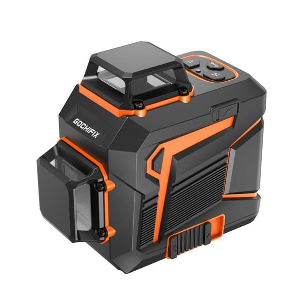 Laser Level 3x360 Självnivellerande grönt ljus Laser Level Tool Väggfäste Basfäste 100ft lazer Nivel Laser Uppladdningsbart batteri