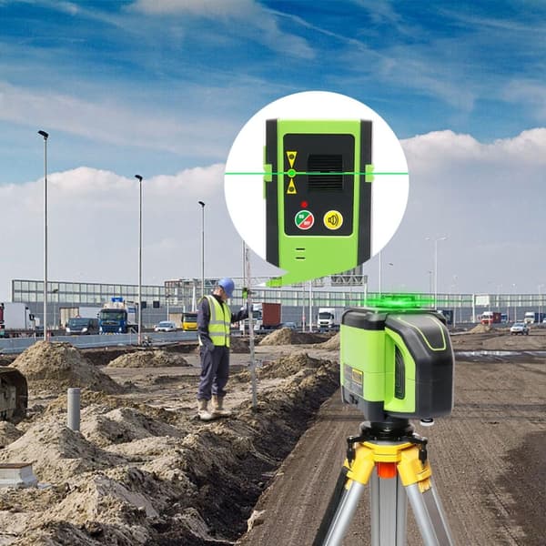 Grøn Stråle Laser Niveau, Elektronisk Selvnivellering, Dobbelt Skråningsfunktion