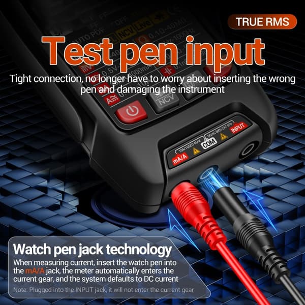 Multimeter Auto-Ranging Digital Tester Intelligent Multi Tester