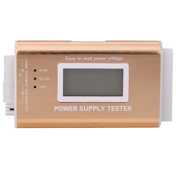 LCD-skärm ATX Power Tester Stationär dator Power Testing Tool