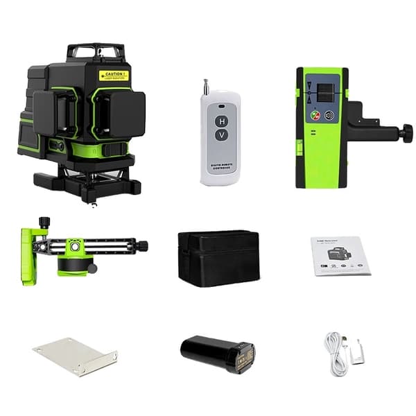 Grøn Stråle Laser Niveau, 360° Selvnivellerende, Lang Batterilevetid,ME16R DC12G BL12ME16R DC12G BL12
