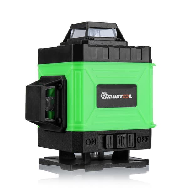 4D 16 Line Green Laser Level IP54 Vandtæt selvnivellerende 4000mAh batteri Touch Screen Laser Level til indendørs/udendørs byggeri