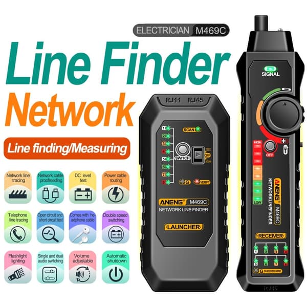 ANENG Nätverkskabeltestare Network Ethernet Wire Tracker Cable Finder