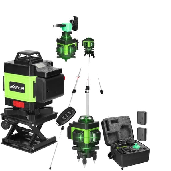 Laser-taso, 16 laserviivaa, itsesäätyvä teknologia,4D Tyyppi 3 EU -pistoke