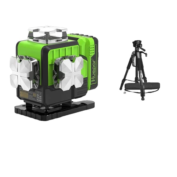 Huepar 4D Laser Niveau, 16 Laserlinjer, Bluetooth Kontrol,P04CG-Hovedfoto