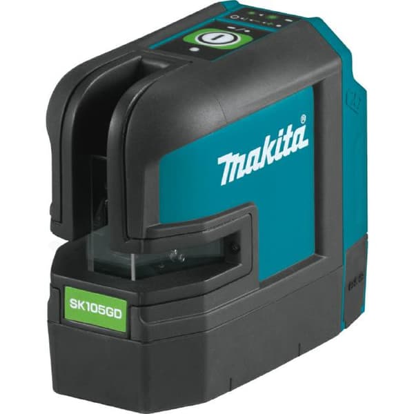MAKITA CROSS CROSS LASER 12V SK105GDZ GREEN BEAM musta, Sininen