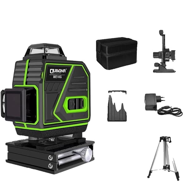 Vihreä säde laseritaso, 4D laseriviivat, itsesäätävä toiminto,ME16G2-DC11G