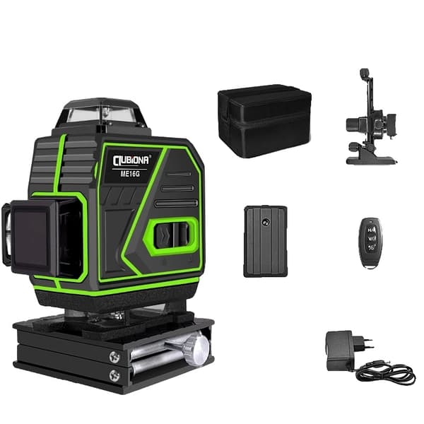 Vihreä säde laseritaso, 4D laseriviivat, itsesäätävä toiminto,ME16G2-DC11G