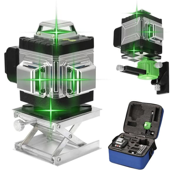 Laser-taso, 16 viivaa tarkkuutta varten, itsesäätyvä jopa 3°,Tyyppi3