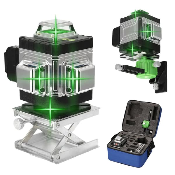 Laser-taso, 16 viivaa tarkkuutta varten, itsesäätyvä jopa 3°,Tyyppi3