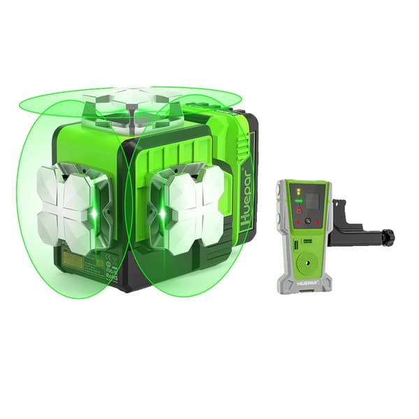 Laser Niveau, Bluetooth-forbindelse, Fjernbetjening,SET4