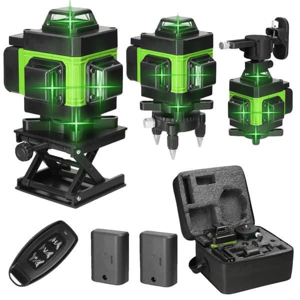 4D Laser Niveau, 16 Laserlinjer, Selvnivellerende System,GR