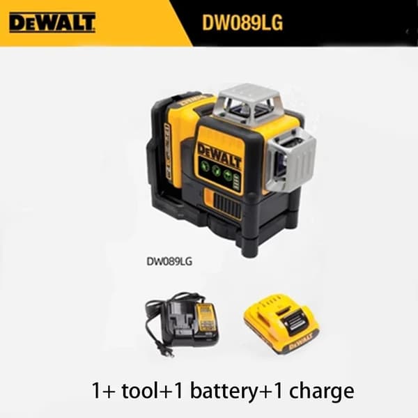 Laser Niveau, 360 Grad Vertikal, 12V Lithiumbatteri,1 batteri 1 opladning