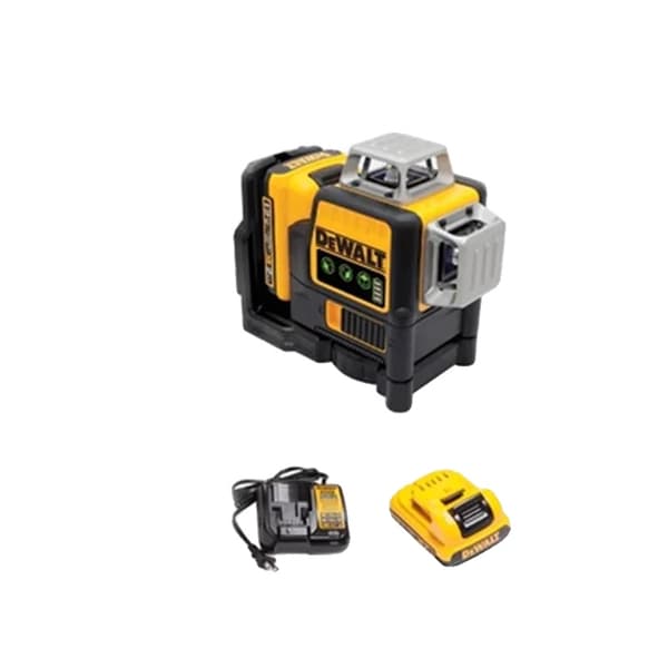 Laser Niveau, 360 Grad Vertikal, 12V Lithiumbatteri,1 batteri 1 opladning
