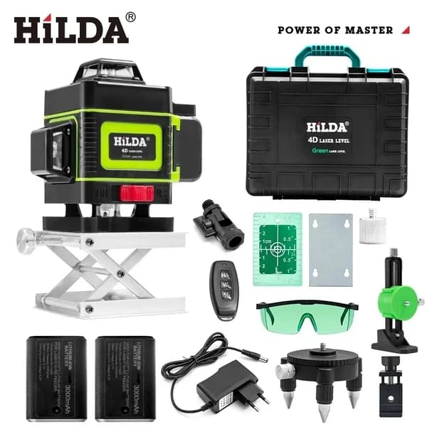 HILDA Laser Niveau, 16 Linjer Måling, Selv-Niveauerende Funktion,KSPLLS234