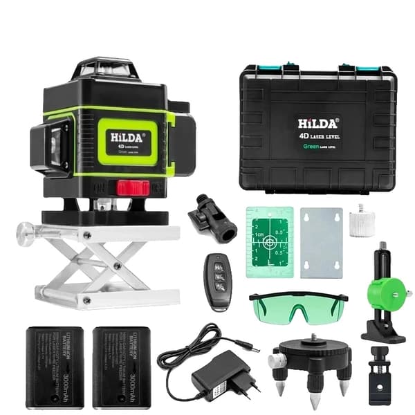 HILDA Laser Niveau, 16 Linjer Måling, Selv-Niveauerende Funktion,KSPLLS234