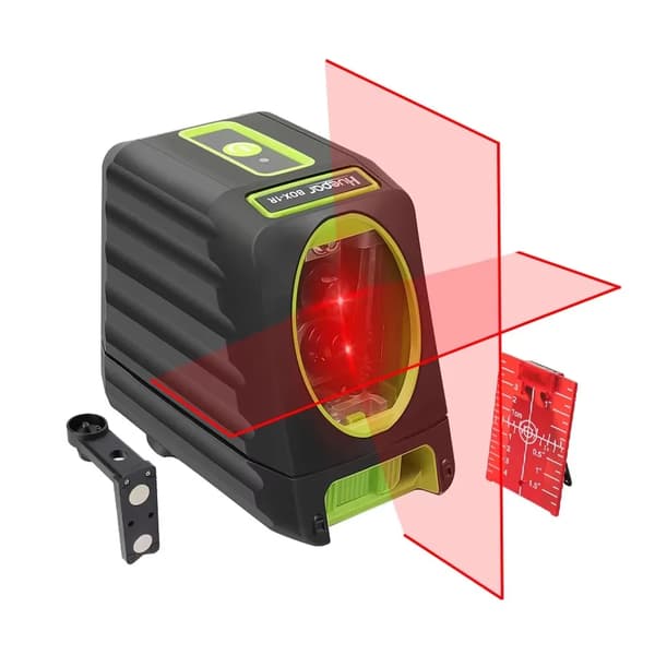Självnivellerande laser vattenpass, Precision noggrannhet ±3mm/10m, Bred strålningsspridning,Röda balk