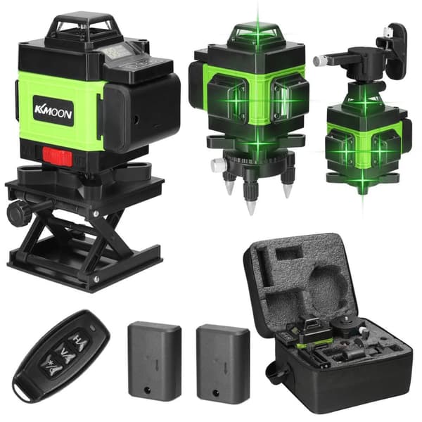 Multifunktionel Laser Niveau, Selvnivellerende System, Fjernbetjening Drift,intet stativstativ