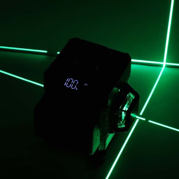 16 Liners Laser Niveau, 360° Rotation, ±0,2 mm Nøjagtighed, IP54 Vandtæt