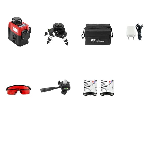3D Laser Niveau, 12 Laserlinjer, Hurtig Selvniveauering,3D laser niveau