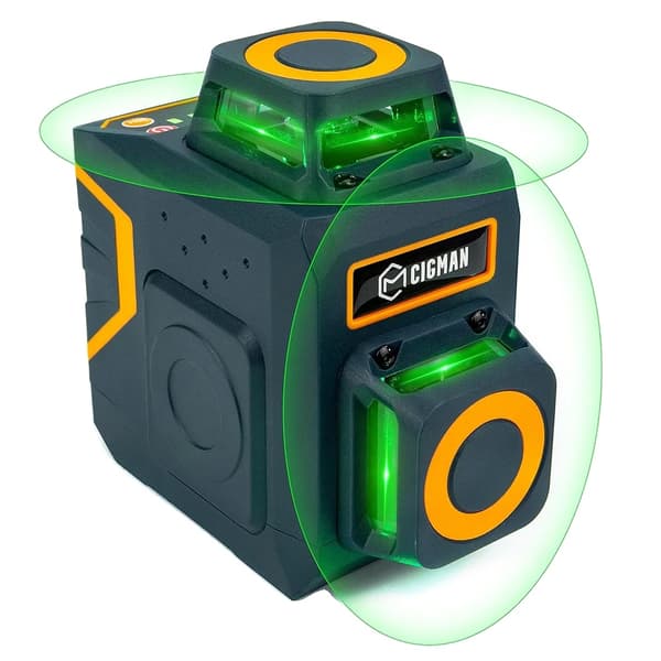 CIGMAN Laser Niveau, 2x360° Dækning, 30 meter Arbejdsafstand,CIGMAN CM-720SE