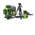 Miniatyrbillede 1 af 2: Laser Niveau, 360° Selvnivellerende, Grøn Laserstråle,Fuldt tilbehør