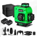 Miniatyrbild 1 av 6: YOFIDRA Mini 4D/3D 16/12 Linjer Laserpass Sladdlös 4x360° Kors Självnivellerande Mätning Konstruktionsverktyg Med 2st Batterier