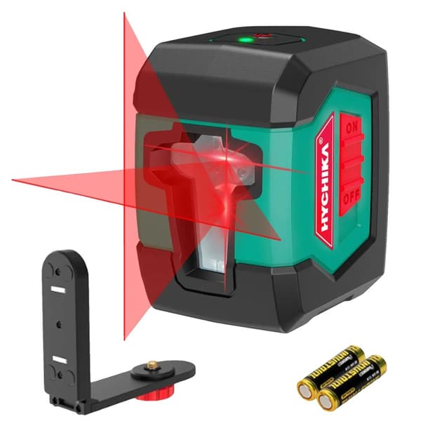 Laser Niveau, Selv-niveauerende Funktion, Dobbelt Laser Modul,Brun