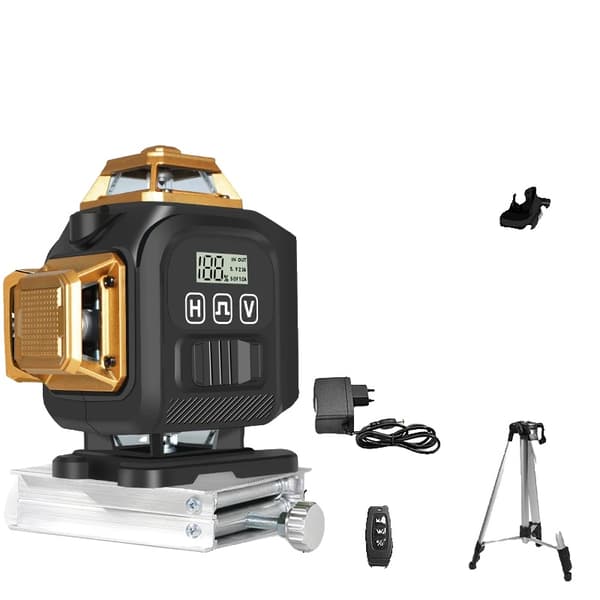 Grøn Laser Niveau, 16 Linjer, 20m Arbejdsradius,IE16Q-DC11G-H15