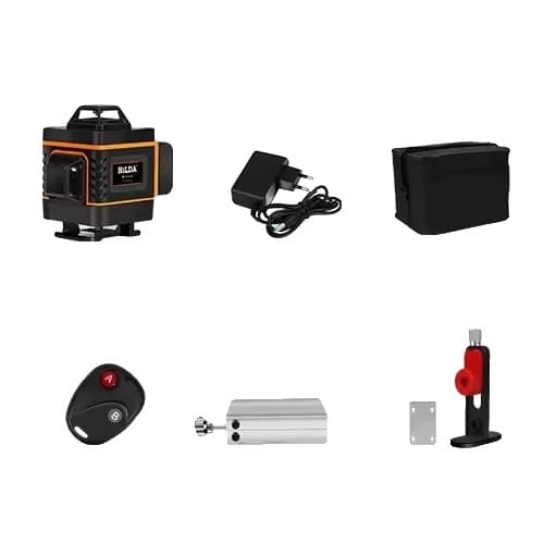 Laser Niveau, 16 Linjers Projektion, Selvnivellerende Funktion,4D LS083N