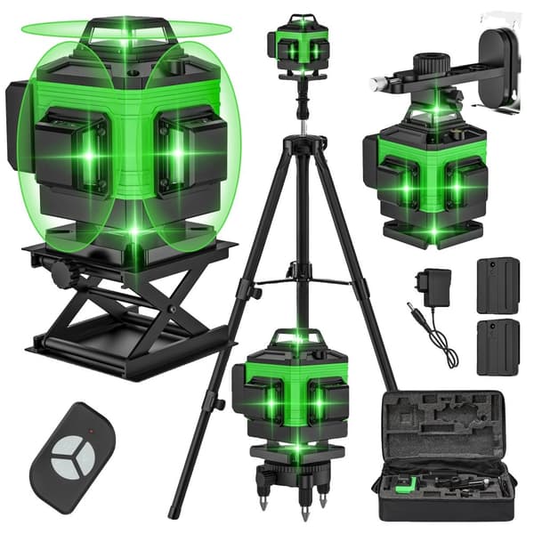 16-linjers laser niveau, automatisk selvnivellerende, kompakt design,EU