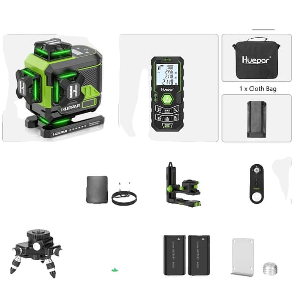 4D Laser Niveau, 16 Linjer Måling, Bluetooth Styret,Hovedfoto