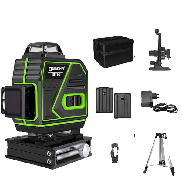 Vihreä säde laseritaso, 4D laseriviivat, itsesäätävä toiminto,ME16G2-H15-a