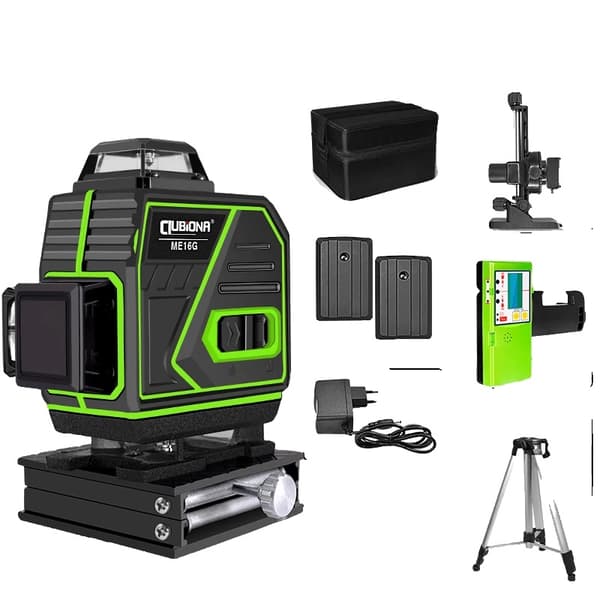 Vihreä säde laseritaso, 4D laseriviivat, itsesäätävä toiminto,ME16G2-DC11G-H15
