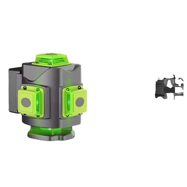 4D 16 Liners Laser Niveau, Høj Præcision 1mm/7m, Udvidet Rækkevidde 30m,4D 16Linjer