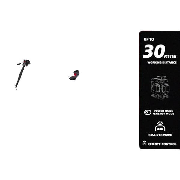 YEVOLT Laser-taso, 16-viivan mittausmalli, IP54-suojaluokitus,TP-YVGLL4XS16B2P3x1