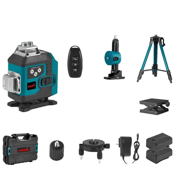 Laser-taso, 16 viivan mittausmalli, IP54-suojaus,2Akku 1EU Plug