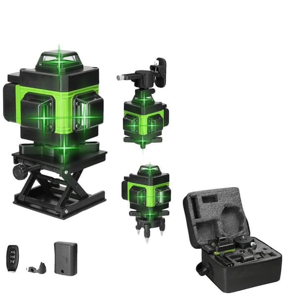 4D 16 Linjan Laseritaso, Itse Tasapainottava Tarkkuus, Kirkas Vihreä Näkyvyys,Set1 4D GR EU Plug