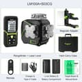 Pikkukuva 2 / 2: Laser-taso, 12 viivan projektiot, vihreä säde tarkkuus,ASET-5