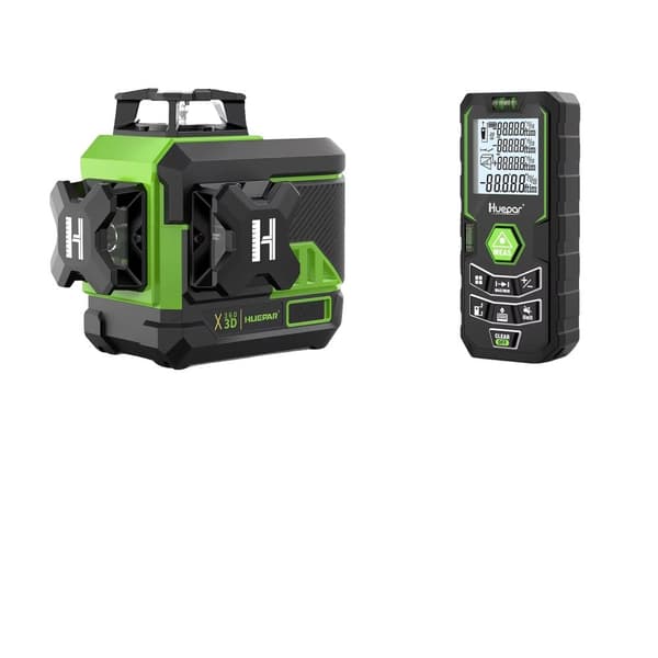 Huepar Laser Level, itsesäätyvä ominaisuus, Bluetooth-kaukosäädin,ASETUS 4