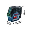 Miniatyrbillede 2 af 3: Laser - BOSCH PROFESSIONAL - GCL 2-50CG - 12V - Bluetooth - Grøn