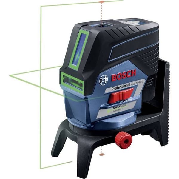 Laser - BOSCH PROFESSIONAL - GCL 2-50CG - 12V - Bluetooth - Grøn Sort, Blå, Rød