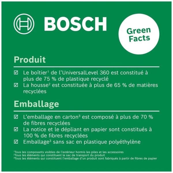 Boschin UniversalLevel 360 -linjalaser (pysty- ja vaakasuora linjalaser 360° laserilla koko alueen kohdistamiseen)