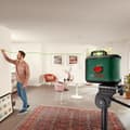Pikkukuva 4 / 5: Boschin UniversalLevel 360 -linjalaser (pysty- ja vaakasuora linjalaser 360° laserilla koko alueen kohdistamiseen)