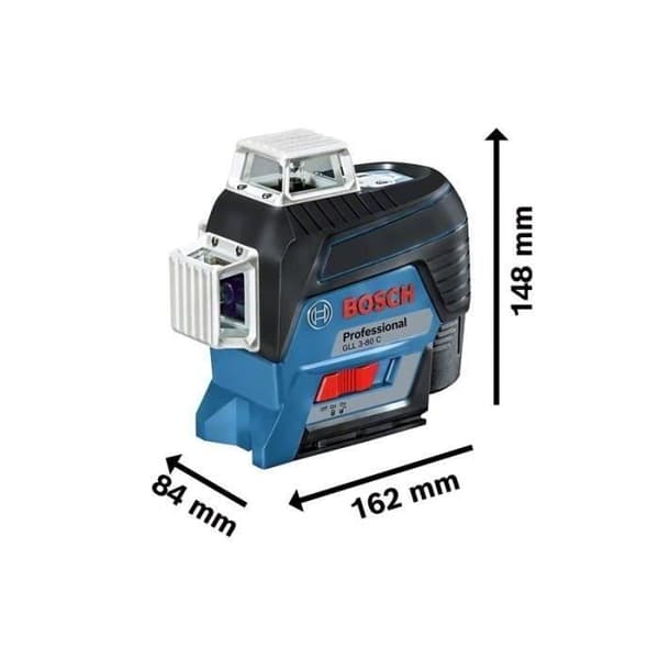 Laserlinjat GLL 3-80 C + BT 150 -jalusta (akkuversio) Bosch