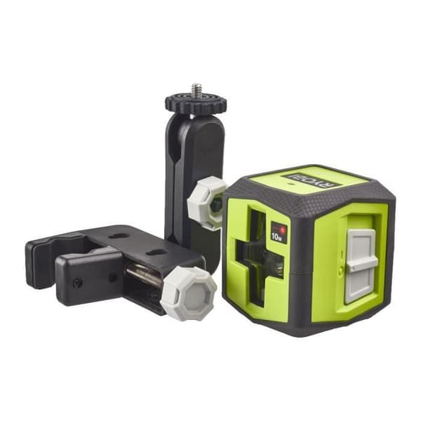 RYOBI Röd korslinjelaser - 10m räckvidd - RBCLLR1