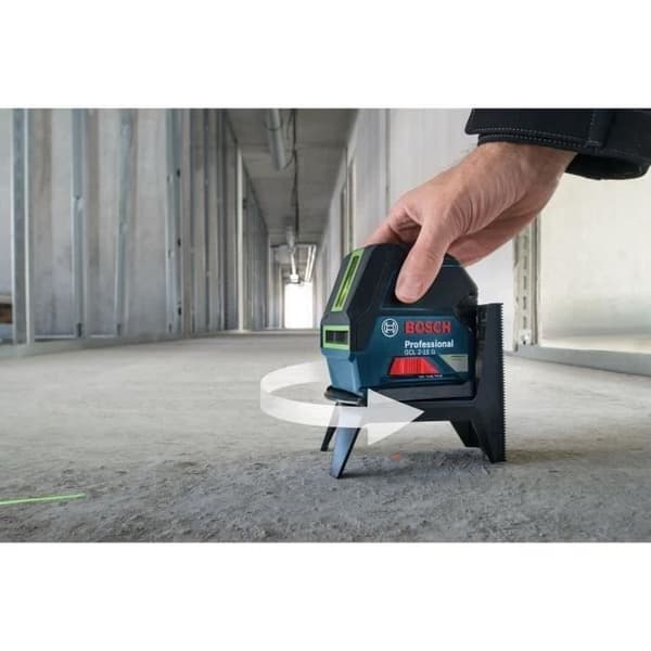 Bosch Professional GCL 2-15 G linjelaser 15 m rækkevidde + roterende beslag RM1 + fast beslag BM3 - 0601066J00