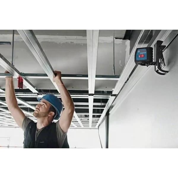 Bosch Professional GCL 2-15 G linjelaser 15 m rækkevidde + roterende beslag RM1 + fast beslag BM3 - 0601066J00