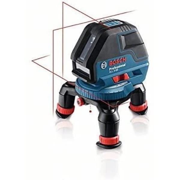 Alsidig linjelaser - BOSCH PROFESSIONAL - GLL 3-50 - Batteri - Vinkel og nivellering - Rækkevidde 50 m